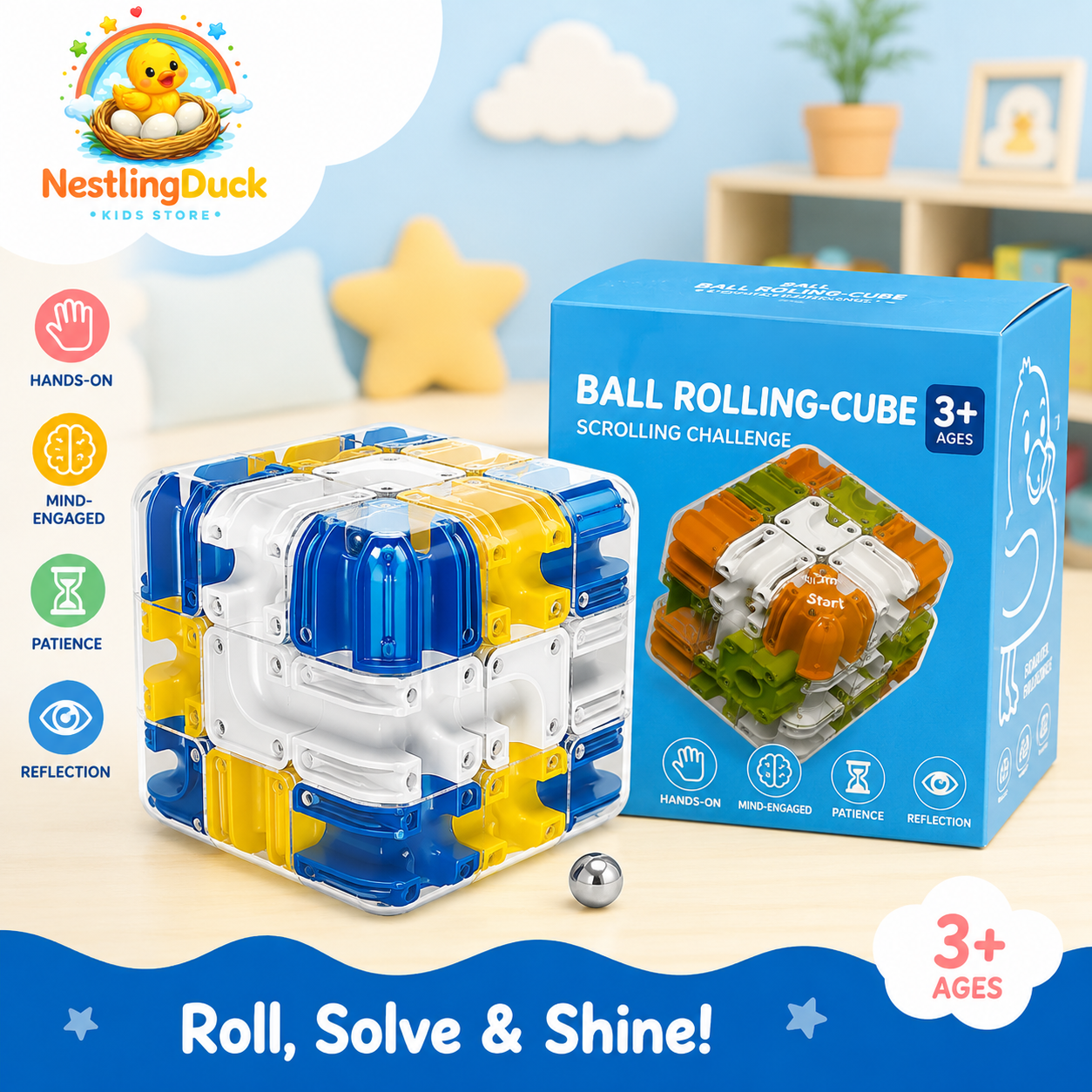 MazeCube™ Rolling Ball Cube