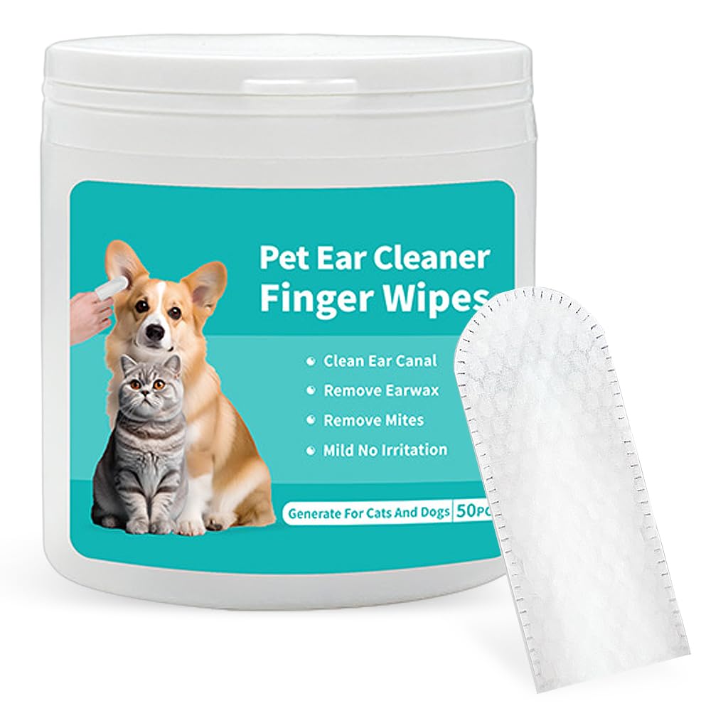FurFresh™ Pet Ear Cleaner Finger Wipes (50 pcs)