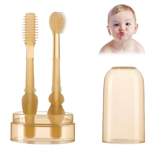 TinyTeeth 2-in-1 Baby Oral Cleaning Toothbrush (BPA Free)