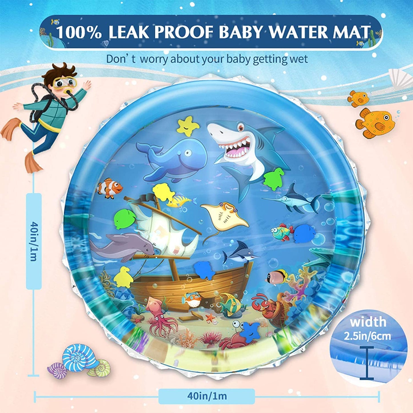 AquaPlay™ Round Baby Water Playmat