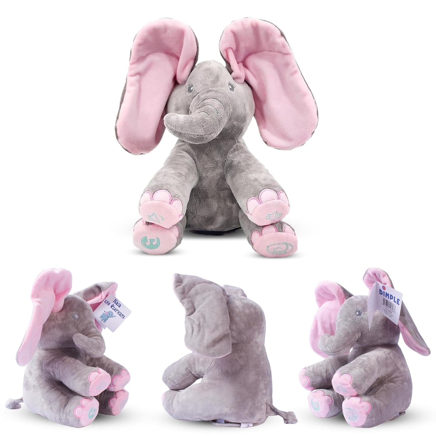 Peek-a-Boo Elephant Plush Toy ELLA