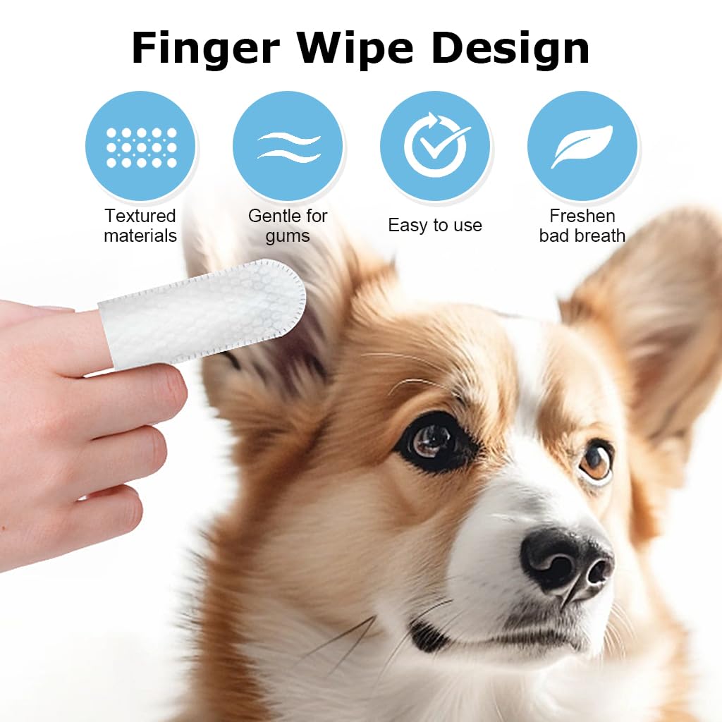 FurFresh™ Pet Ear Cleaner Finger Wipes (50 pcs)
