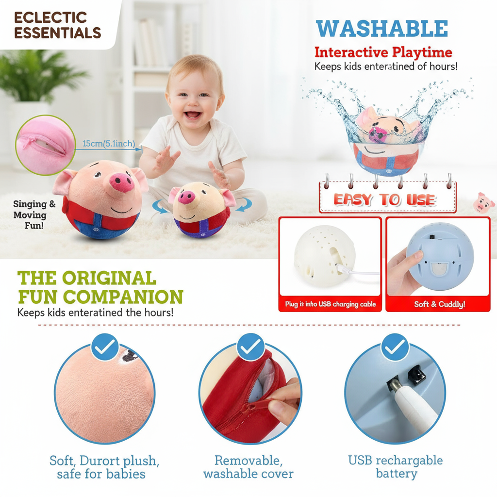 DancePiggy™ Jumping & Singing Piglet